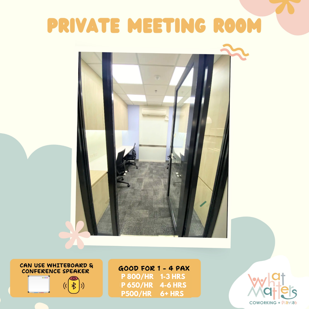 Private Meeting Room @ What Matters Coworking + Playlab