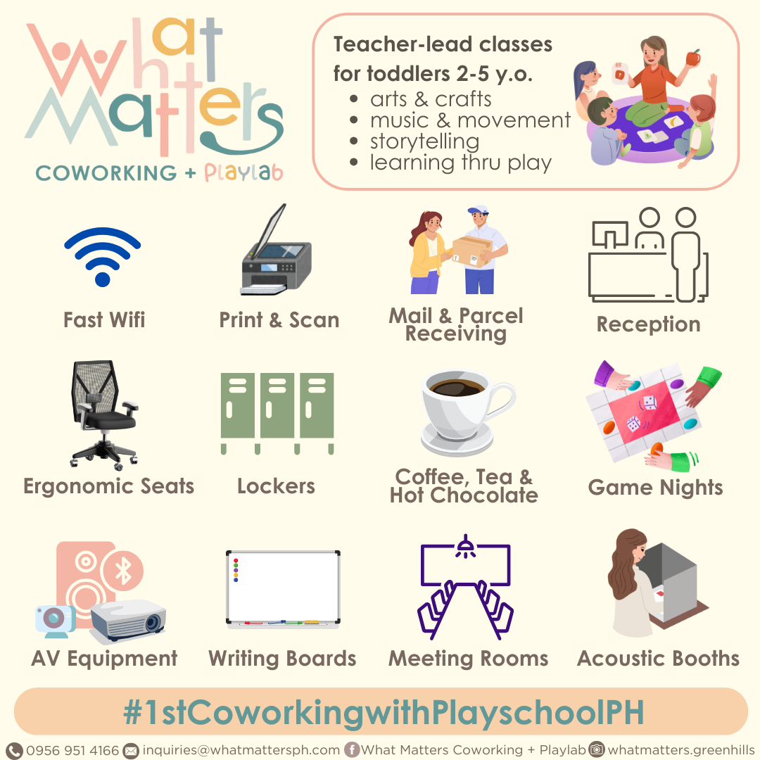 Coworking Desk @ What Matters Coworking + Playlab