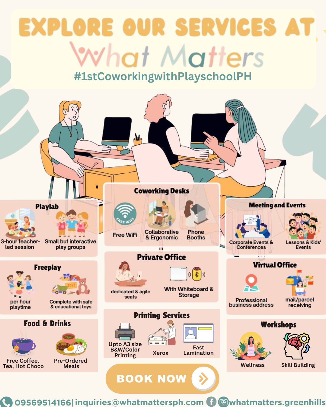 Coworking Desk @ What Matters Coworking + Playlab