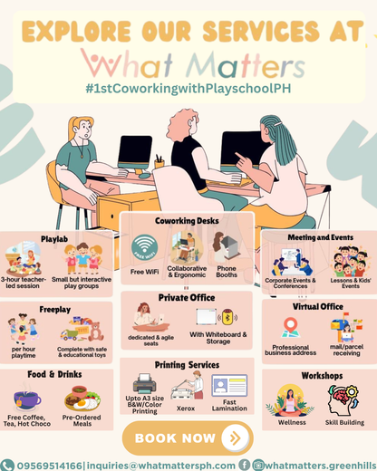 Coworking Desk @ What Matters Coworking + Playlab