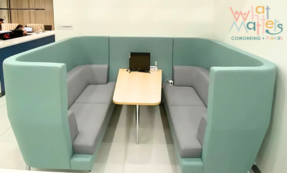 Meeting Pod @ What Matters Coworking + Playlab