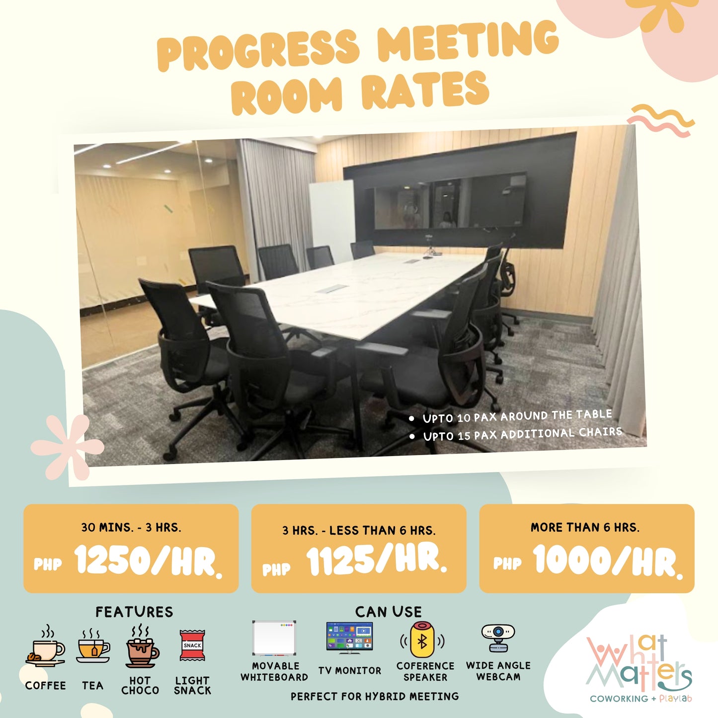 Progress Meeting Room @ What Matters Coworking + Playlab