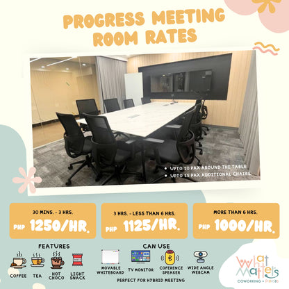 Progress Meeting Room @ What Matters Coworking + Playlab